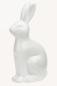 Preview: Weißer Hase Keramik 25 cm
